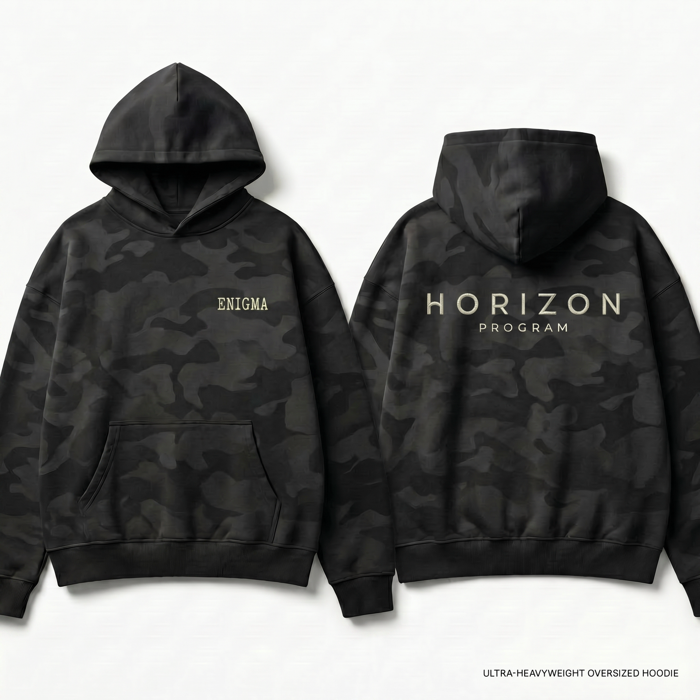 Hoodie Enigma - Noir