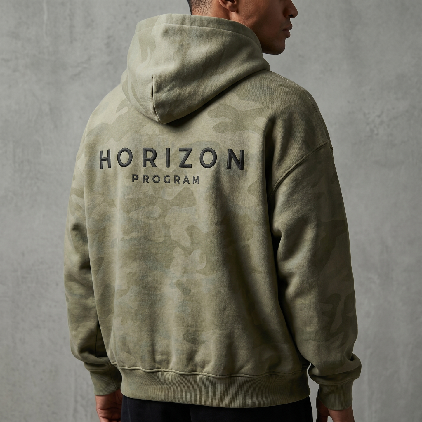 Hoodie Enigma - Vert Militaire
