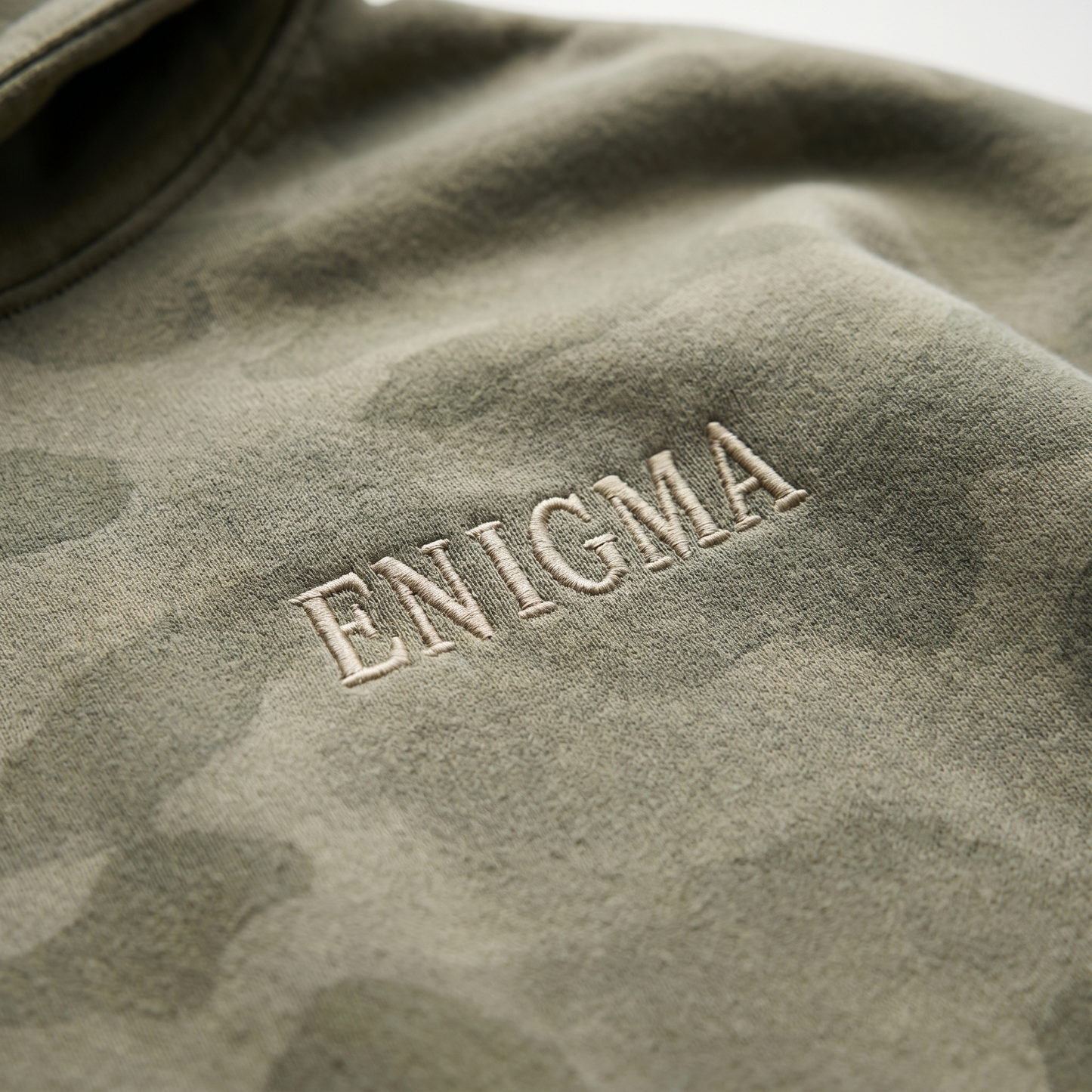 Hoodie Enigma - Vert Militaire