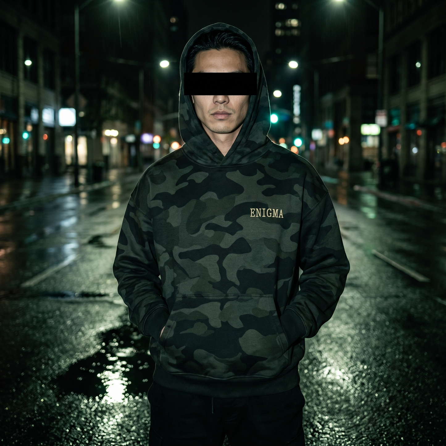 Hoodie Enigma - Noir