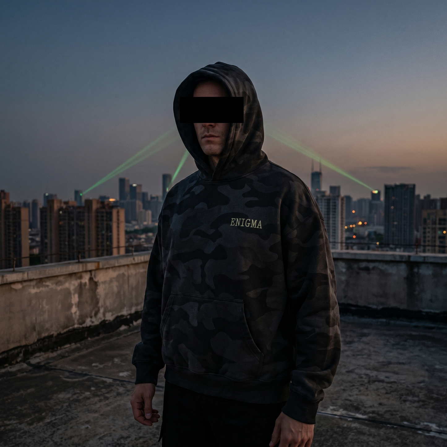 Hoodie Enigma - Noir