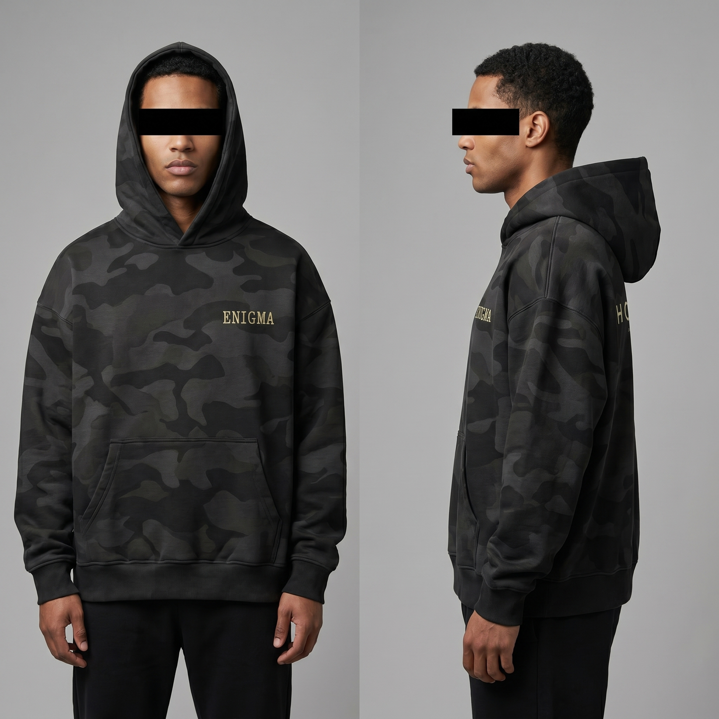 Hoodie Enigma - Noir